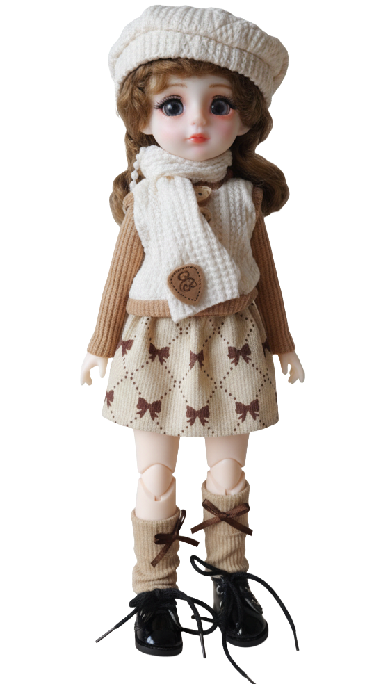 LOLA’S LANE BJD-Puppe Kara für Kinder, 30 cm